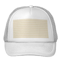 Beige Tan Color Stripe Pattern. Trucker Hats