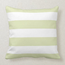Beige & White Striped Pillow pillows