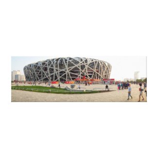 Beijing National Olympic Stadium Canvas Print