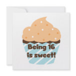 Being 16 is Sweet Birthday T shirts and Gifts Invitations