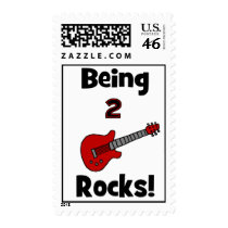 Being 2 Rocks! with Guitar Stamp