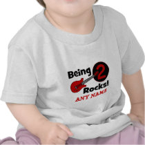 Being 2 Rocks! with Guitar T-shirt