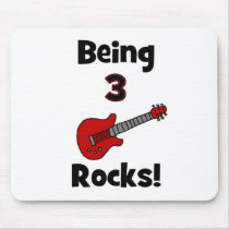 Being 3 Rocks! With Guitar Rockstar Rocker Mouse Pads