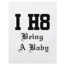 being a baby custom flyer