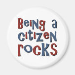 Being a Citizen Rocks Magnets