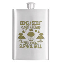 Being A Scout Is Not A Hobby Classic Flask