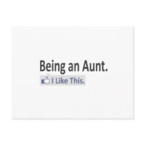 Being an Aunt...I Like This Post Cards