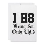 being an only child custom invite