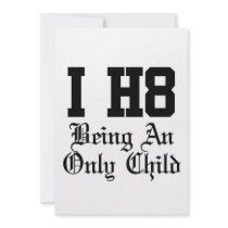 being an only child custom invite