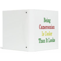 Being Cameroonian Is Cooler Than It Looks Vinyl Binders
