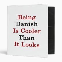 Being Danish Is Cooler Than It Looks Vinyl Binder