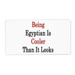 Being Egyptian Is Cooler Than It Looks Custom Shipping Label