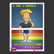 Being Gay Is In Your Jeans - Poster posters