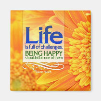 Being Happy Motivational Magnet magnets