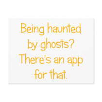 Being haunted by ghosts? post card