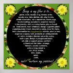 Being in my flow... Poster