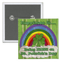 Being Irish On St Patrick's Day buttons