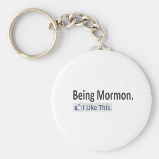 Being Mormon...I Like This Keychain