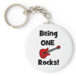 Being One (1) Rocks! Key Chains