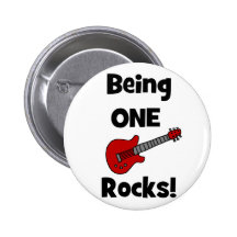 Being One Rocks! with Guitar Pin