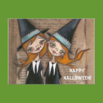 Being OUrselves - Halloween Postcard