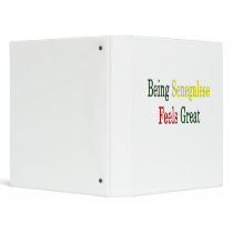 Being Senegalese Feels Great Vinyl Binders