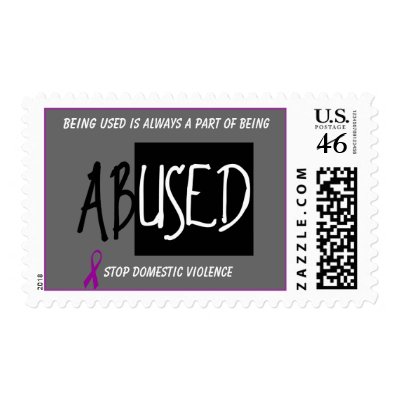 Being used is ... being abused postage stamp by courtjester
