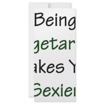 Being Vegetarian Makes You Sexier rack cards by Supernova23 Being Vegetarian Makes You Sexier rack cards