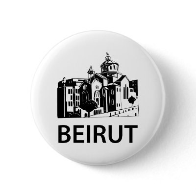 Beirut Pinback Buttons by teyes143