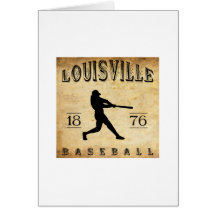 Béisbol 1876 de Louisville Kentucky Felicitación