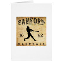 Béisbol 1892 de Samford Kentucky Felicitación