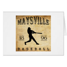 Béisbol 1896 de Maysville Kentucky Tarjetas