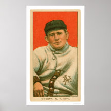Béisbol 1911 de Juan McGraw Impresiones