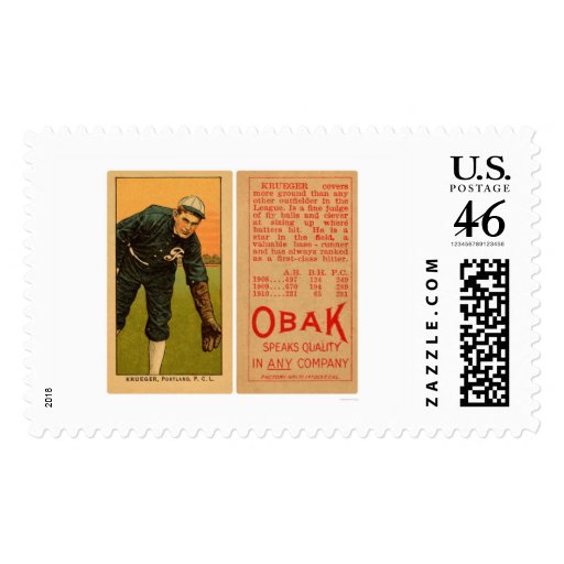 Béisbol 1911 de Krueger Portland Franqueo