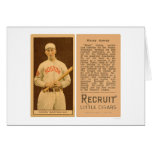 Béisbol 1912 de Hank Gowdy Braves Tarjeta