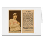 Béisbol 1912 de Jay Kirke Braves Tarjetón
