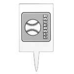 Béisbol gris logo.png decoraciones para tartas