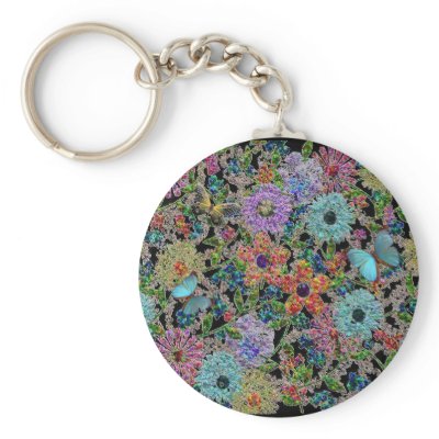 Bejeweled (Black) Keychain by dreamingagain