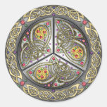 Bejeweled Celtic Shield Sticker