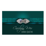 "Bejeweled" - Glamorous Elegant Event Planner Business Cards