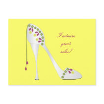 Bejeweled High Heel postcards