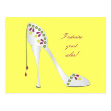 Bejeweled High Heel Postcards