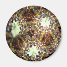 Bejeweled Kaleidescope 01 Fridge Magnets