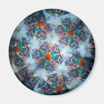 Bejeweled Kaleidescope 18 Refrigerator Magnet