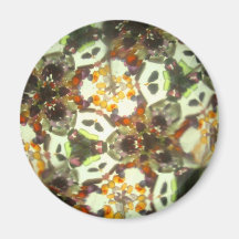 Bejeweled Kaleidescope 26 Fridge Magnet