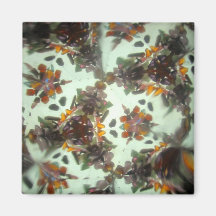Bejeweled Kaleidescope 27 Fridge Magnet