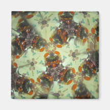 Bejeweled Kaleidescope 30 Refrigerator Magnet