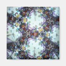 Bejeweled Kaleidescope 35 Fridge Magnet