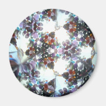 Bejeweled Kaleidescope 37 Refrigerator Magnet