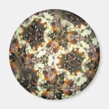 Bejeweled Kaleidescope 45 Refrigerator Magnet
